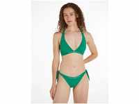 Tommy Hilfiger Swimwear Bikini-Hose SIDE TIE BIKINI mit Logoschriftzug, grün