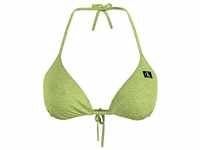 Calvin Klein Swimwear Triangel-Bikini-Top TRIANGLE-RP, mit Struktur, grün