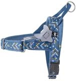 HURTTA Hunde-Geschirr Razzle Dazzle Norwegergeschirr bilberry (jeansblau)