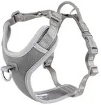 HURTTA Hunde-Geschirr Venture Geschirr No-Pull grau grau Brustumfang: 35 - 45 cm
