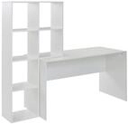 Wohnling Schreibtisch WL6.391 mit Regal 170 cm B&uuml;rotisch Wei&szlig; Computertisch Tisch