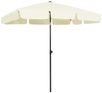 vidaXL Sonnenschirm Strandschirm Sandgelb 200x125 cm