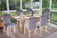 MCW Esszimmerstuhl Littau-Samt-6 (Set, 6 St), 6er-Set, Retro Design, abgerundete