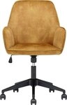 MCA furniture Schreibtischstuhl O-Ottawa, Velvet, B&uuml;rostuhl mit Komfortsitzh&ouml;he