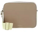 COCCINELLE Umh&auml;ngetasche Crossover Bag, aus echtem Rindsleder beige M | 21 cm...