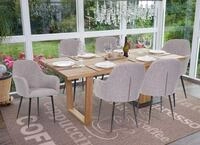 MCW Esszimmerstuhl MCW-F18 (Set, 6 St), 6er-Set, verstellbare Fu&szlig;bodenschoner,