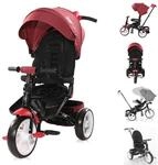 Lorelli Dreirad Tricycle Jaguar 4 in 1, Schiebestange Sitz drehbar, verstellbar,