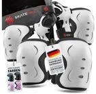 SKATEWIZ Protektoren-Set Schoner Inliner Geschenke f&uuml;r Kinder Knieschoner Erwachsene