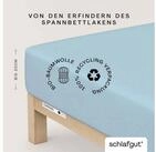 Schlafgut Spannbettlaken CASUAL Bettlaken 100% gek&auml;mmte Bio-Baumwolle, 150...
