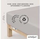Schlafgut Spannbettlaken PURE Bio-Baumwolle mit Elasthan, 170 g/m&sup2;, Bettlaken,