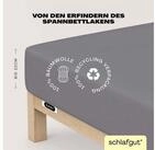 Schlafgut Spannbettlaken EASY JERSEY Bettlaken, 150 g/m&sup2;, 100% Baumwolle,