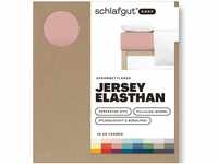 Schlafgut EASY Jersey Elasthan Spannbettlaken purple mid 90-100x190-220 cm
