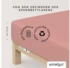 Schlafgut Spannbettlaken CASUAL Bettlaken 100% gek&auml;mmte Bio-Baumwolle, 150...