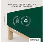Schlafgut Spannbettlaken CASUAL Bettlaken 100% gek&auml;mmte Bio-Baumwolle, 150...