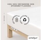 Schlafgut Spannbettlaken CASUAL Bettlaken 100% gek&auml;mmte Bio-Baumwolle, 150...