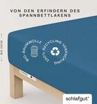 Schlafgut Spannbettlaken CASUAL Bettlaken 100% gek&auml;mmte Bio-Baumwolle, 150...