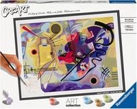 Ravensburger Malen nach Zahlen CreArt ART Collection: Yellow Red Blue Kandinsky