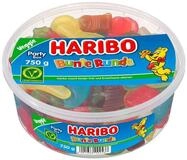 HARIBO S&uuml;&szlig;igkeit, Haribo Bunte Runde veggie Party Box Klassiker Runddose 750 g