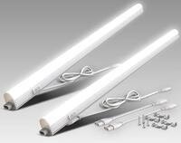 B.K.Licht Unterschrankleuchte BK_UL1513 2er Set LED Unterbauleuchte, je 87,3cm, 15W,