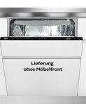 BEKO vollintegrierbarer Geschirrsp&uuml;ler BDIN38561C, 14 Ma&szlig;gedecke, Intensive