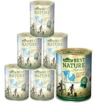 Dehner Best Nature Junior, Pute / Kalb / Vollkornnudeln, 6 x 400 / 800 g Dose...