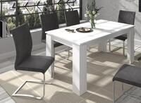 xonox.home Esstisch Esstisch Titan, Ausziehtisch, wei&szlig;, 160 (200) x 90 (No-Set)