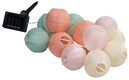 Dehner LED Solarleuchte Solar-Lichterkette Lampion mit 12 LED, 220 cm, bunt,