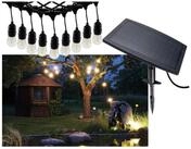 ChiliTec LED Solarleuchte CHILITEC Solar-LED-Lichterkette CT-BGL 10Solar, 10...