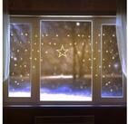 Gravidus LED-Lichtervorhang Sternenvorhang LED warmwei&szlig; 90 Lichter Innen Au&szlig;en