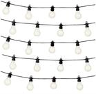 MARELIDA LED-Lichterkette GLOW 20 transparente Gl&uuml;hbirnen f&uuml;r Party Garten...