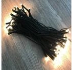 Mojawo Lichtervorhang 100'er LED Solar Lichterkette warmwei&szlig;