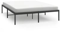 vidaXL Bettgestell, Bettrahmen Metall Schwarz 140x200 cm