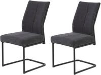 HELA Esszimmerstuhl Dagmar (Set, 2 St), Schwingstuhl mit bequemer Federkern