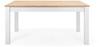 Finori Esstisch, Wei&szlig; / Artisan Oak B x H x T ca. 160-215 x 75 x 90 cm