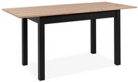 Finori Esstisch in Artisan Eiche / Schwarz. Abmessungen (BxHxT) 120x76,5x70 cm
