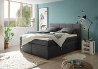 ED EXCITING DESIGN Boxspringbett Tacoma, inkl. Bettkasten und Topper