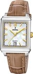 Festina Quarzuhr Festina Damenuhr Leder beige hellbraun, (Analoguhr), Damen
