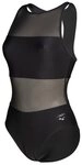 Arena Badeanzug arena Feel Damen Mesh Panels Vent Back Badeanzug Mit...