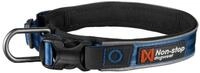 Non-stop dogwear Hunde-Halsband ROAM Collar blue, Neopren-Polsterung, Nylon-Gurtband,