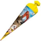 Roth Schult&uuml;te Roth Schult&uuml;te 70cm Achtung Bagger Folie rund Rot(h)-Spitze