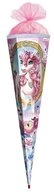 Roth Schult&uuml;te Einhorn Beauty mit Glittereffekt, 85cm, eckig, mit Spitze, T&uuml;ll und