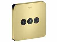 Axor ShowerSelect Unterputz Ventil 3 Verbraucher polished gold optic (36773990)