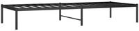 vidaXL Bett Bettgestell Metall Schwarz 80x200 cm