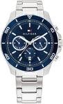 Tommy Hilfiger Multifunktionsuhr JORDAN 1792094, Quarzuhr, Armbanduhr, Herrenuhr,