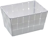 WENKO Badaccessoire-Set WENKO Badkorb Adria Mini Long 19x14x9cm White