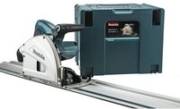 Makita Kompakt-Handkreiss&auml;ge SP 6000 J1 Tauchs&auml;ge 1300 W 165 mm + F&uuml;hrungsschiene