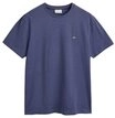 Gant T-Shirt Herren T-Shirt 1er Pack Baumwolle Reg Shield (Packung, 1er Pack) blau M