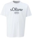 s.Oliver Men Big Sizes Kurzarmshirt mit Logo-Print/Gro&szlig;e Gr&ouml;&szlig;en