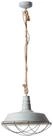 Brilliant Pendelleuchte Rope, ohne Leuchtmittel, H&auml;ngelampe 47cm grau Beton