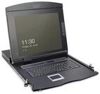 Digitus Netzwerkschrank 17' LCD KVM Konsole, 1-Port VGA, deutsche Tastatur